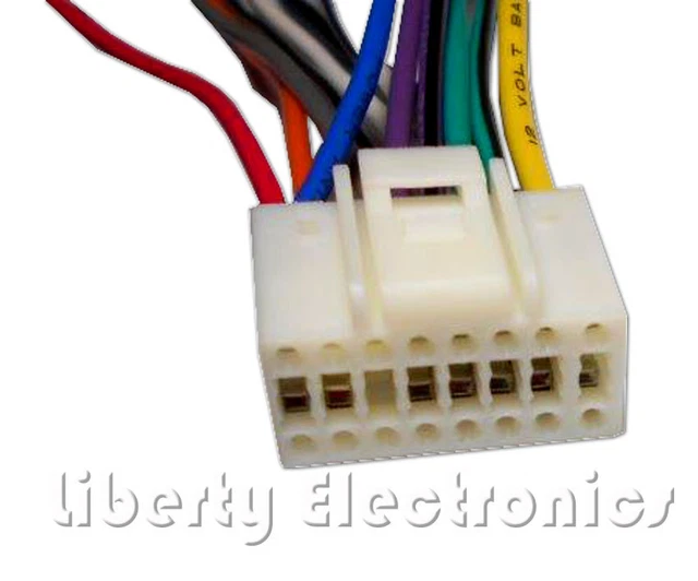 New 16 Pin AUTO STEREO WIRE HARNESS PLUG For PYLE PLDN750D Player - Foto 9