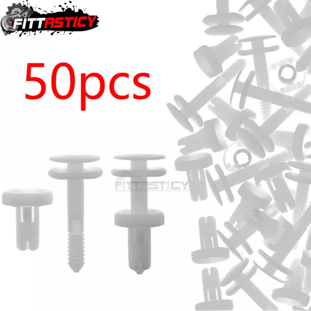 50x Door Trim Panel Retainer Clips for Chevy GMC C1500 C2500 C3500 Suburban