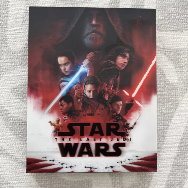 Blufans Star Wars The Last Jedi Steelbook Double Lenti 3D/2D/Bonus Blu-ray READ