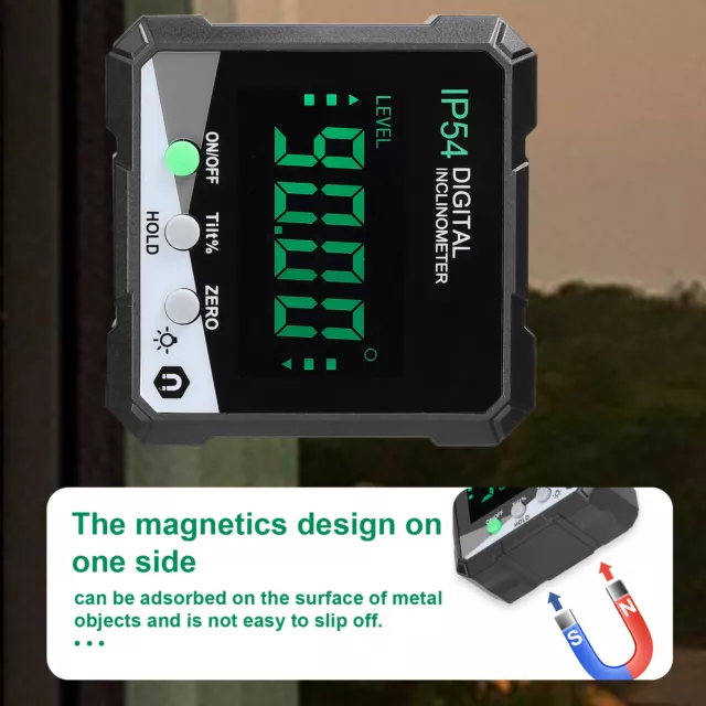Protractor Digital Inclinometer Level Box Gauge Magnetic Angle Meter Finder AU 3