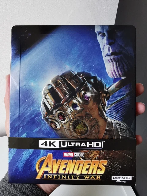 Avengers Infinity War Bluray Steelbook 4k Édition Spéciale Fnac