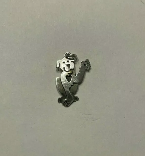 Far Fetched Sterling Silver Dog Charm