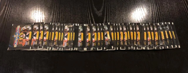 Rare Panini 1997 WWF Superstars wrestling stickers 50 sealed packets