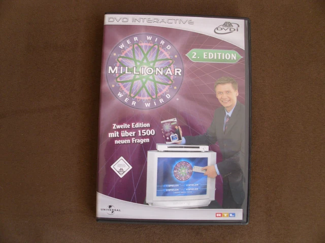 DVD WER WIRD Millionär? - 2. Edition (Interaktive DVD) EUR 1,00 ...