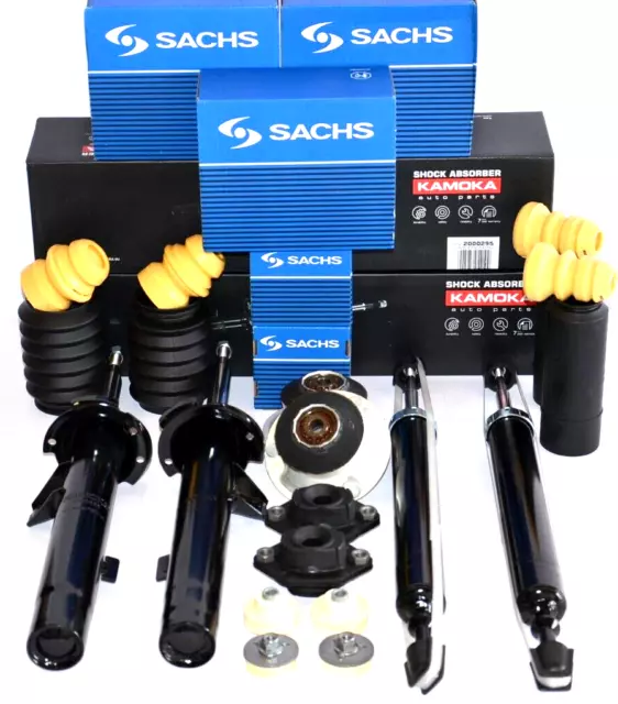 SACHS / KAMOKA STOßDÄMPFER SET VORNE + HINTEN BMW 1ER E81 E82 E87 E88