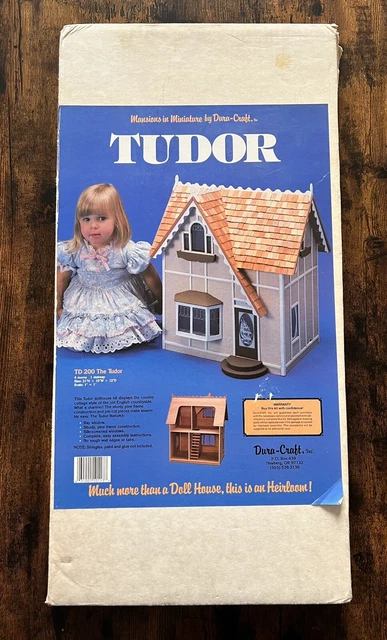 Dura Craft Mansions in Miniature Dollhouse Kit 1:12 Newburg 21x19x12 Vintage NEW