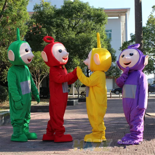 Teletubbies Tinky Winky Dipsy Laa-Laa Po cosplay costume Halloween Suit Adult