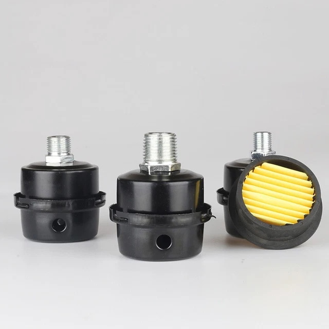 Compressore d'aria silenziatore 12,5/16/20 mm pompa metallo accessori parti pratiche