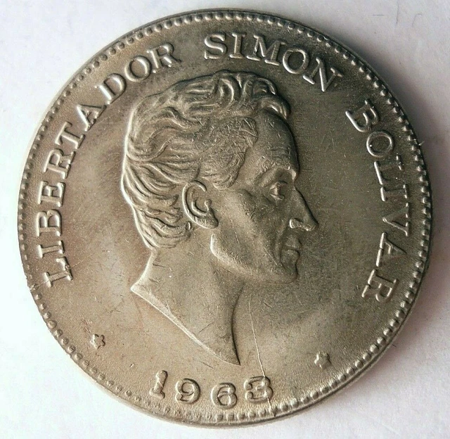 1963 COLOMBIA 50 CENTAVOS - Excellent Coin - FREE SHIP - BARGAIN BIN #137
