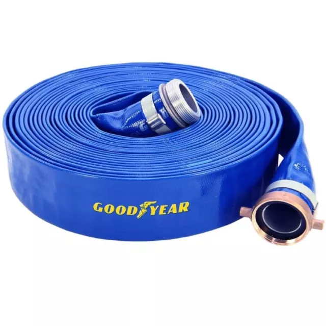 Abbott Rubber Water Pump Discharge Hose 1.5" x 50' PVC