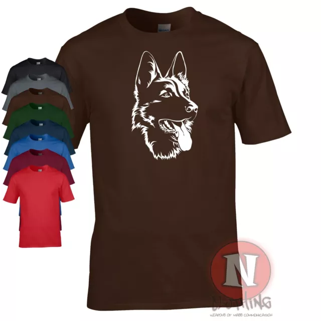 German shepherd t-shirt canine dog doggo good boy tee