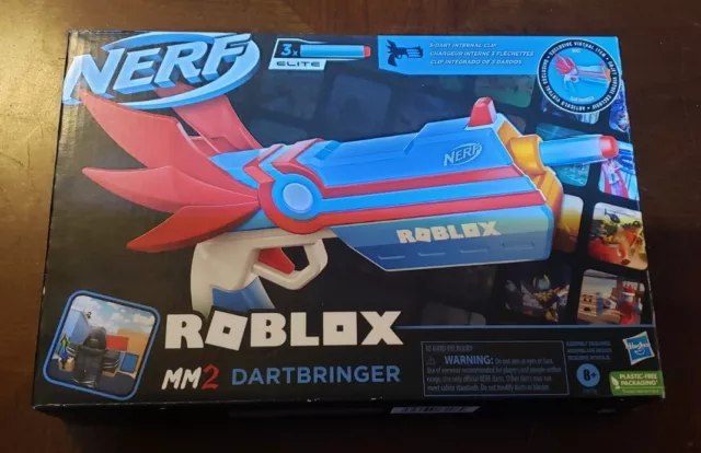 Lançador de Dardos Nerf - Roblox - MM2 Dartbringer - Hasbro -  superlegalbrinquedos