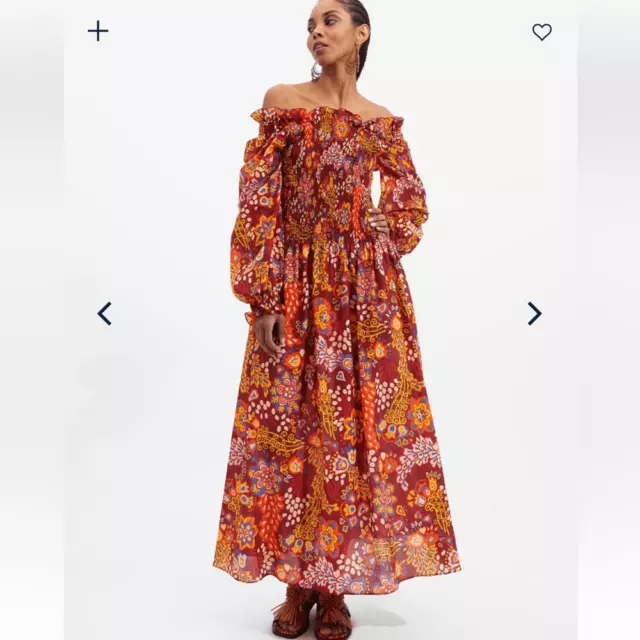 LA Double J Gorgeous Dress Taranta in Habotai Silk Medium- New