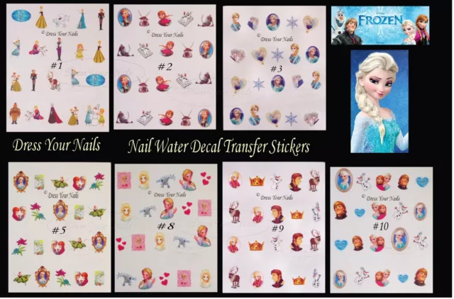 Lilo & Stitch Disney Nail Art Wraps Water Transfers Decals Y827 Salon  Quality 