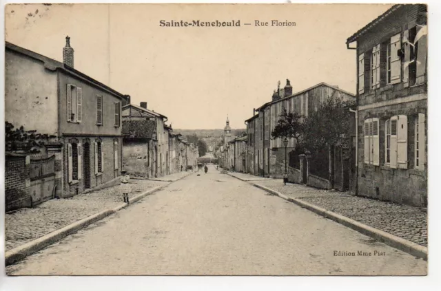 SAINTE MENEHOULD - Marne - CPA 51 - la rue Florion 15