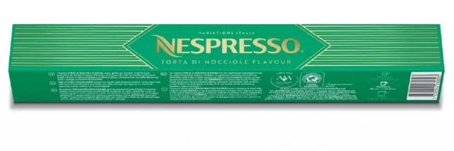 *Nespresso Limited Edition: 100 X Italia Hazelnut & Vanilla Cake Coffee Pods ** 2