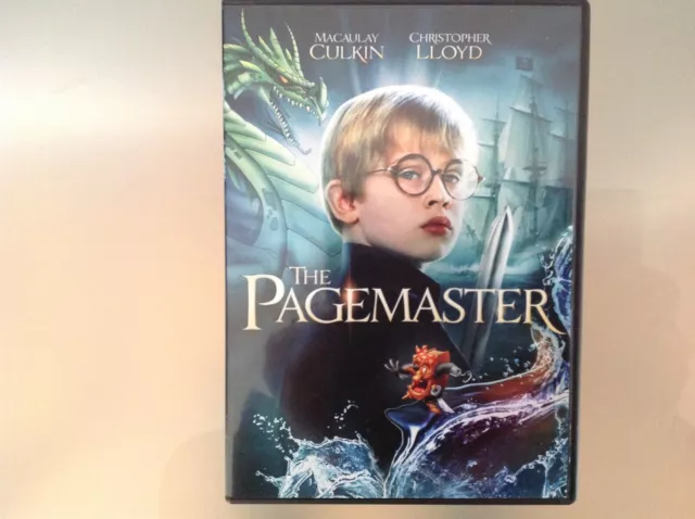 The Pagemaster Dvd - Macaulay Culkin / Christopher Lloyd - Region 1 - Good