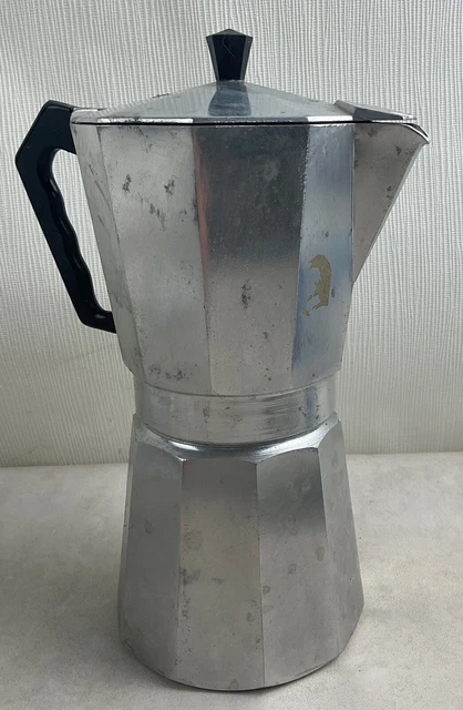 Grande Cafetière Ancienne TOURNUS UNIS France - Aluminium Pur - Poignée - Bon état