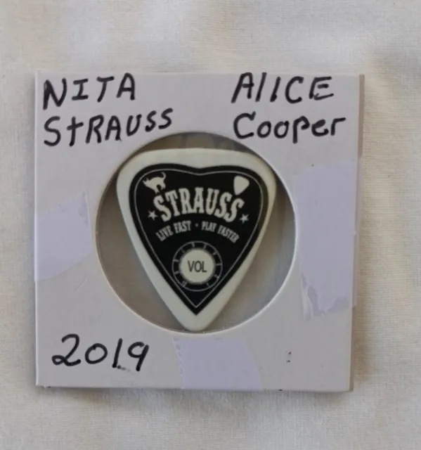 Nita Strauss The Alice Cooper Band Tour Issued Guitar Pick  2009  Rare Ouija