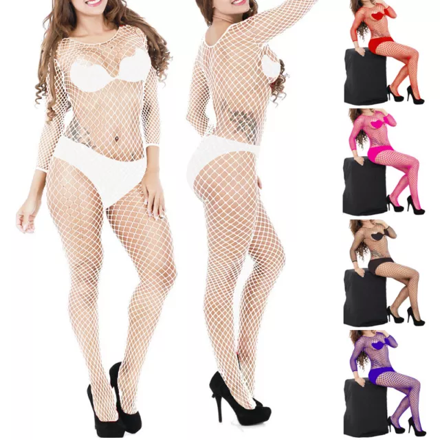 Collant Intimo Lingerie Sexy Bodystocking Abbigliamento Da Notte Body Maglia ▼