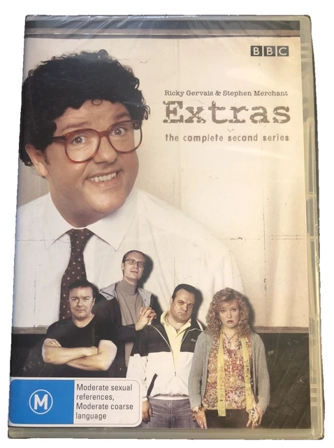 Extras Complete Season 2 DVD (2006) BBC Ricky Gervais | Region 4 | New Sealed