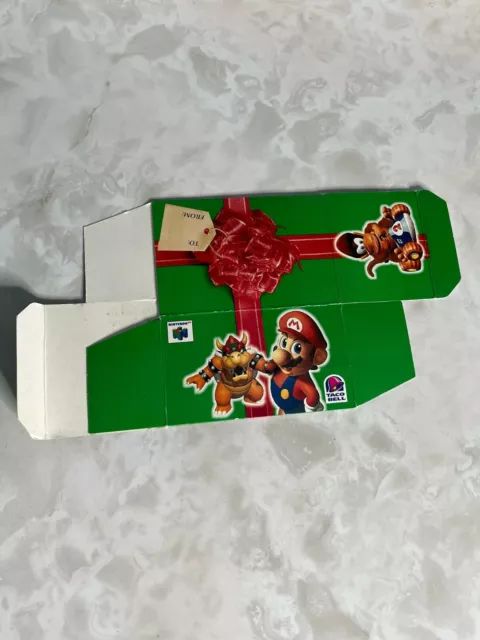Nintendo 64 Super Mario Donkey Kong Fox McCloud Taco Bell Kids Meal box  (1997)