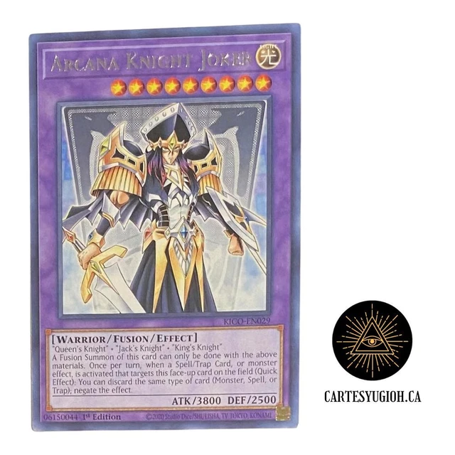Arcana Knight Joker KICO-EN029 Yugioh NM 1st Edition