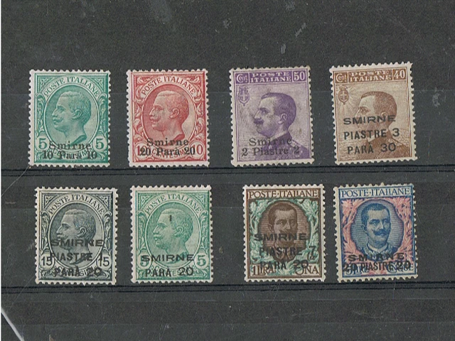 LEVANT/BUREAUX ITALIENS - Lot of old stamps. SMIRNE. MH