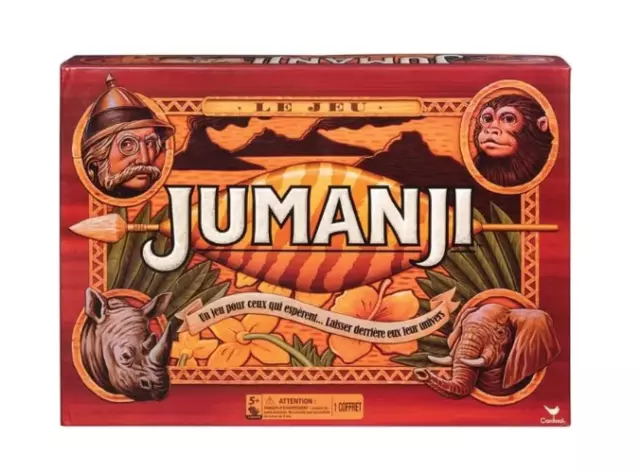 Jeu Société JUMANJI Plateau Collector Retro Enfant Adulte Cadeau Noel Neuf FR