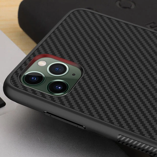 Ultradünne Hülle für iPhone 13 14 12 11 Pro Max 12 Mini Matt Kohlefaser Abdeckung 5