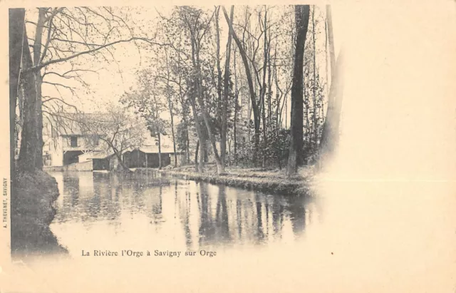 Cpa 91 La Riviere L'orge A Savigny Sur Orge