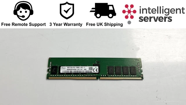 Memoria RAM Fujitsu 16GB DDR4-2666 ECC RDIMM | S26461-F3909-L716 Per Server
