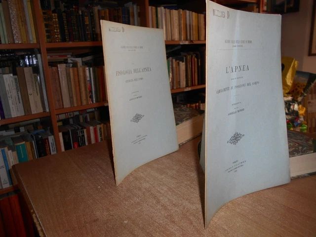 L' Apnea cambiamenti...La Fisiologia dell' Apnea studiata nell' uomo. MOSSO 1903