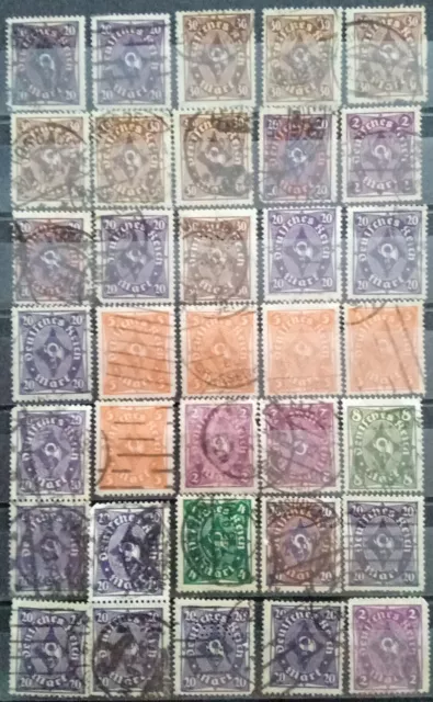 Briefmarken Deutsches Reich, gestempelt, 83