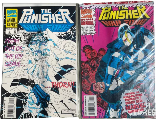 The Punisher: War Zone Annual #1-2 vol.1 (1993-94) Marvel Comics