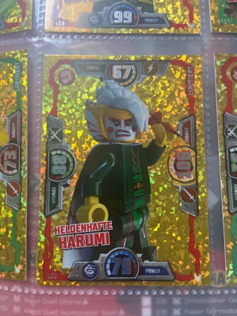 LEGO NINJAGO Serie 3 TCG Gold Limitierte Karte LE9 Heldenhafte Harumi