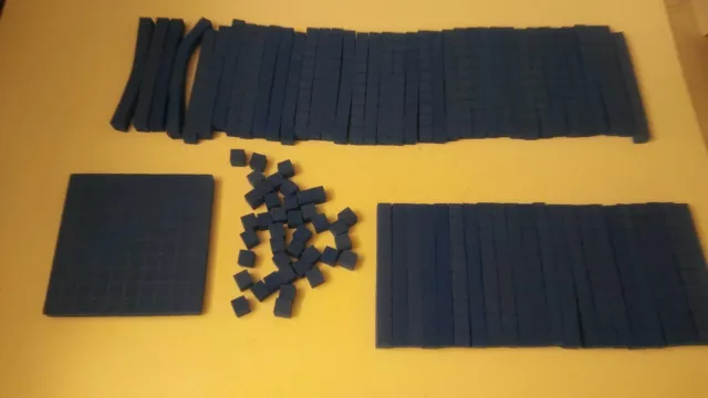 ⭐ Teacher Supplies Math Counting Foam 1's 10's 100's Adding Numbers Harcourt (Y1