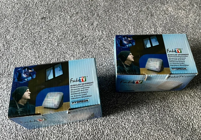 2 X Simulador de TV Falsa Luz LED Seguridad del Hogar Delito Ladrón Disuasión Imitador