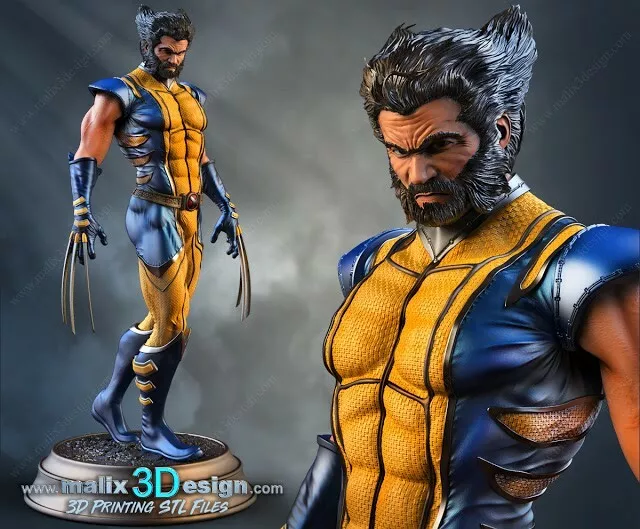 3D Printed - Resin - WEAPON X ( WOLVERINE )  - XMen - Malix3Design - Scale1/10