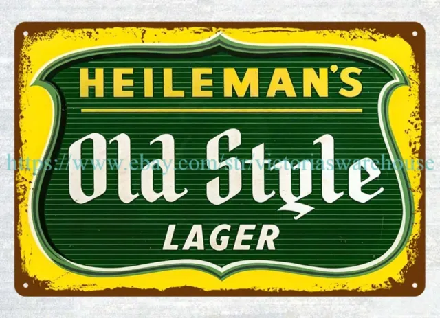Old Style Lager beer metal tin sign home room auto garage decoration