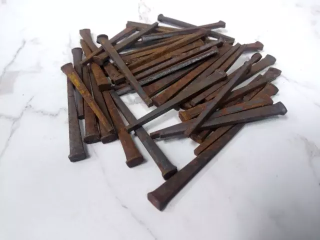 Vintage / Antique  3" Square Cut Nails 1 Pound