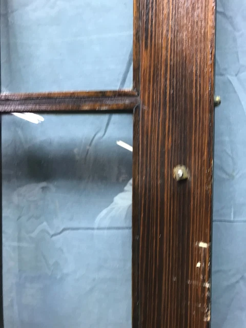 Antique Single 8 Lite Casement 18x47 Cabinet Cupboard Window Vintage 1863-22B 9