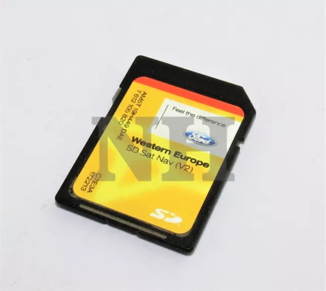 AM5T19H449DAE Ford Véritable Western Europe Satellite Nav Carte Données Carte SD