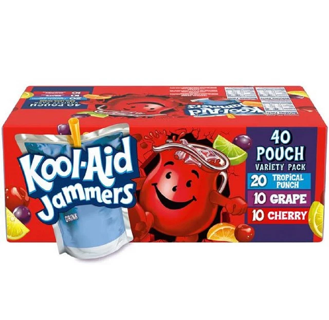 KOOLAID JAMMERS ARTIFICIALLY Flavored Soft Drink Variety Pack 6 fl. oz