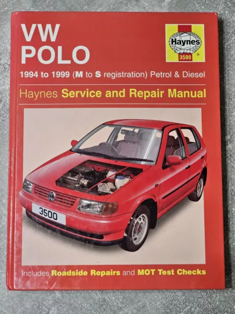For VW - Polo Petrol & Diesel 1994-1999 Service & Repair Manual 3500 Haynes