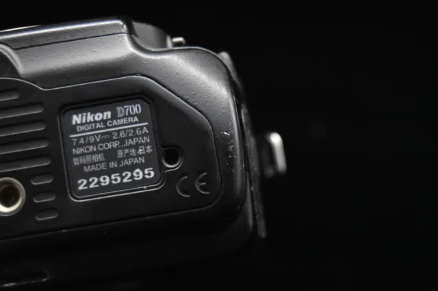 Nikon D700 12.1 MP Digital SLR Camera Black From JAPAN 【NEAR MINT SC 29%】 #918 3