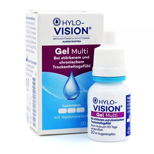 HYLO-VISION Gel multi Augentropfen, 10 ml