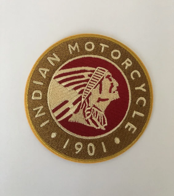 Indian Motorcycle Round Iron/Sew On Patch