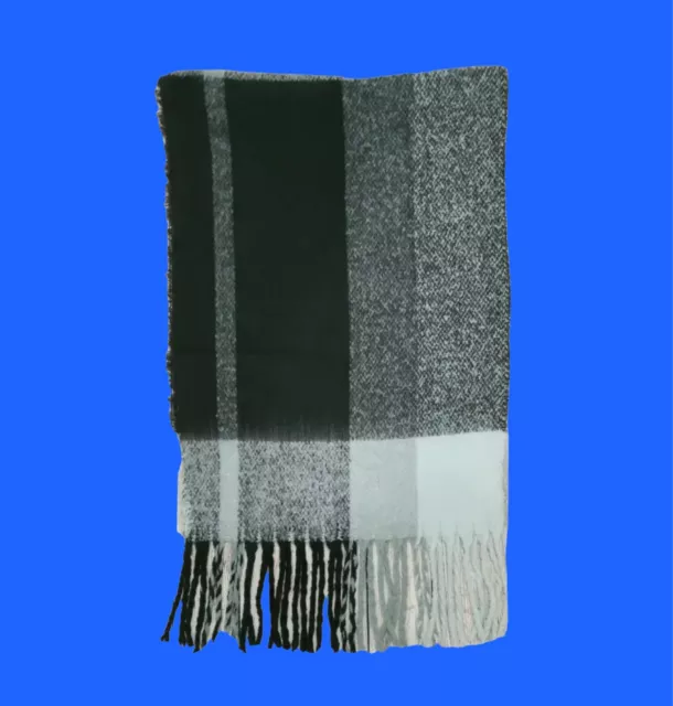 Michael Stars Brush Hour Scarf black and white New With Tags MSRP $64