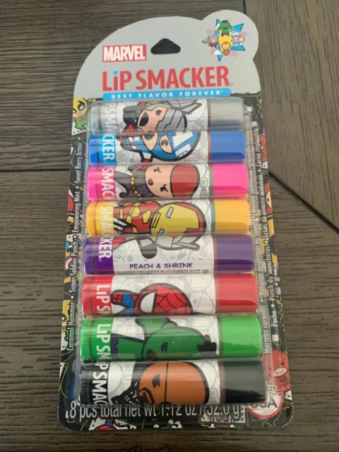 Lip Smacker MARVEL Best Flavor Forever Lip Balm Party Pack 8 Pc Pack